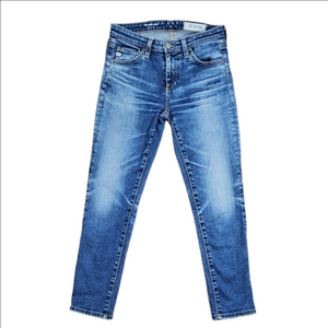 Adriano Goldschmied AG-ED Denim The Prima Crop Cigarette Medium Wash Jean